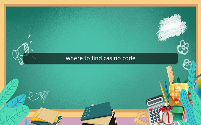 where to find casino code