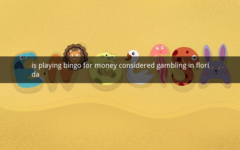 is playing bingo for money considered gambling in florida