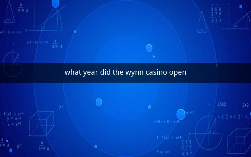 what year did the wynn casino open