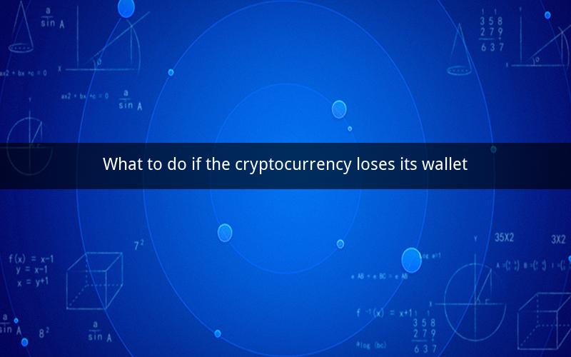 What to do if the cryptocurrency loses its wallet