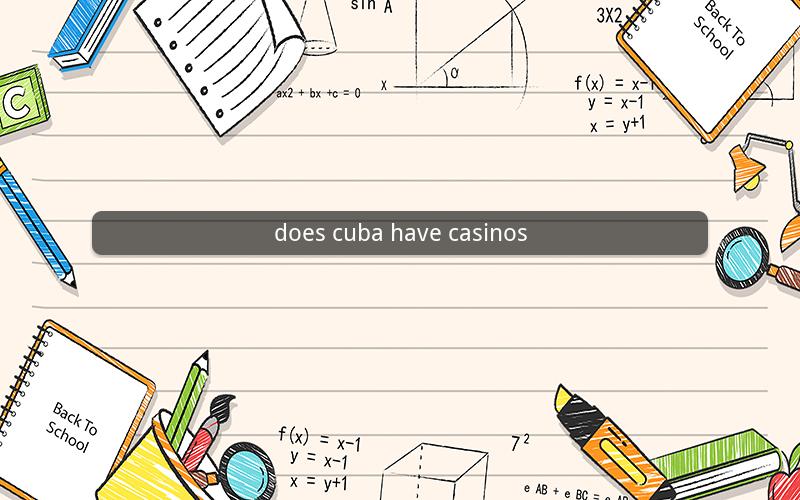 does cuba have casinos