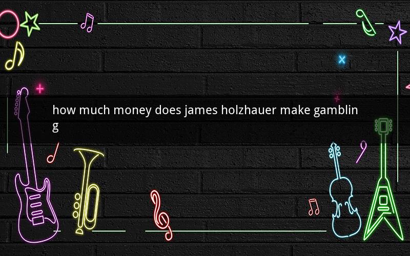 how much money does james holzhauer make gambling