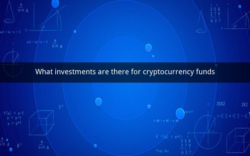 What investments are there for cryptocurrency funds