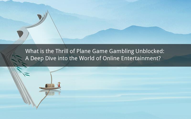 What is the Thrill of Plane Game Gambling Unblocked: A Deep Dive into the World of Online Entertainment?