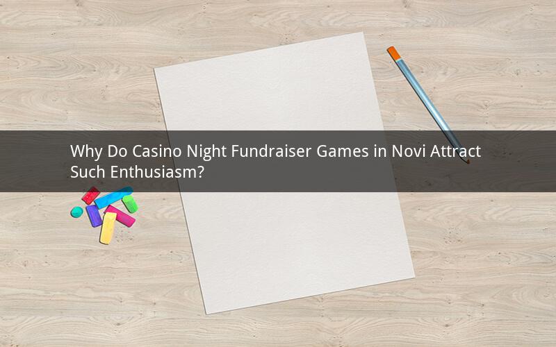 Why Do Casino Night Fundraiser Games in Novi Attract Such Enthusiasm?