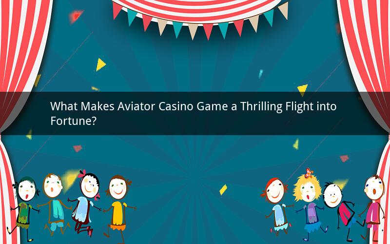 What Makes Aviator Casino Game a Thrilling Flight into Fortune?